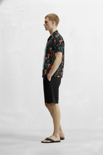 Men's Printed Woven Cotton Shirt
