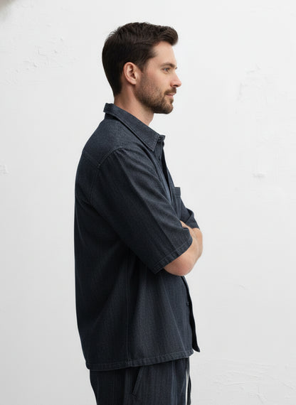 RELAXED FIT DENIM SHIRT