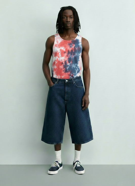 Pink Tie Dye Tank Top