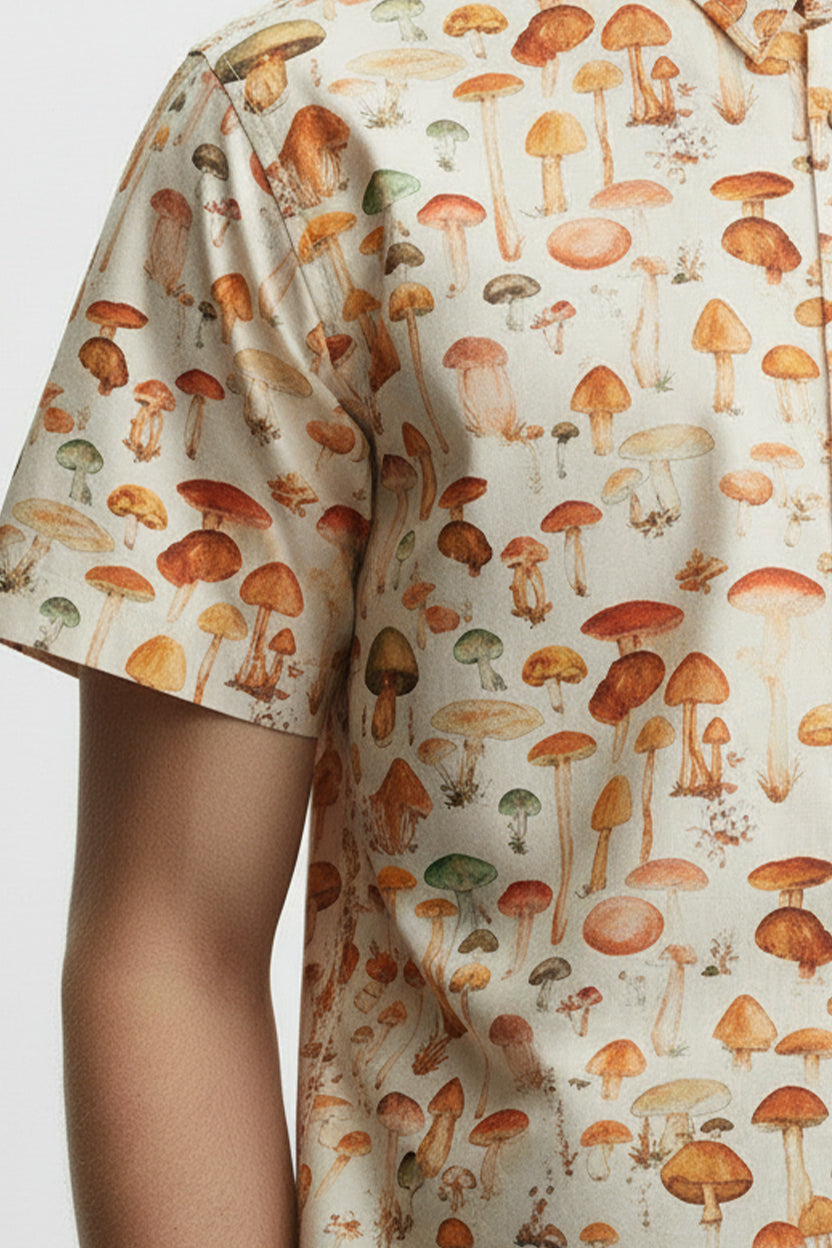 Men's Printed Woven Cotton Shirt