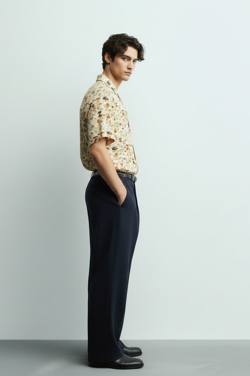 Men's Printed Woven Cotton Shirt