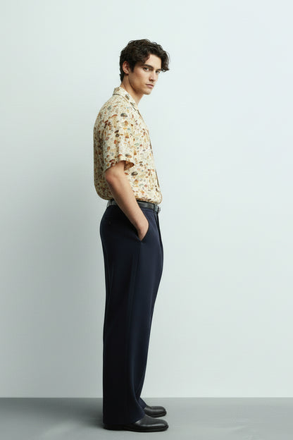 Men's Printed Woven Cotton Shirt