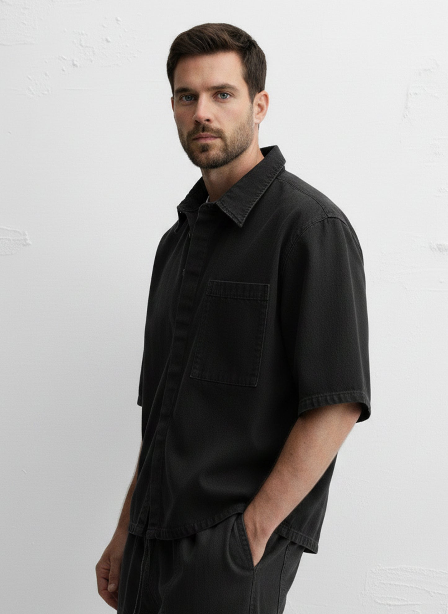RELAXED FIT DENIM SHIRT