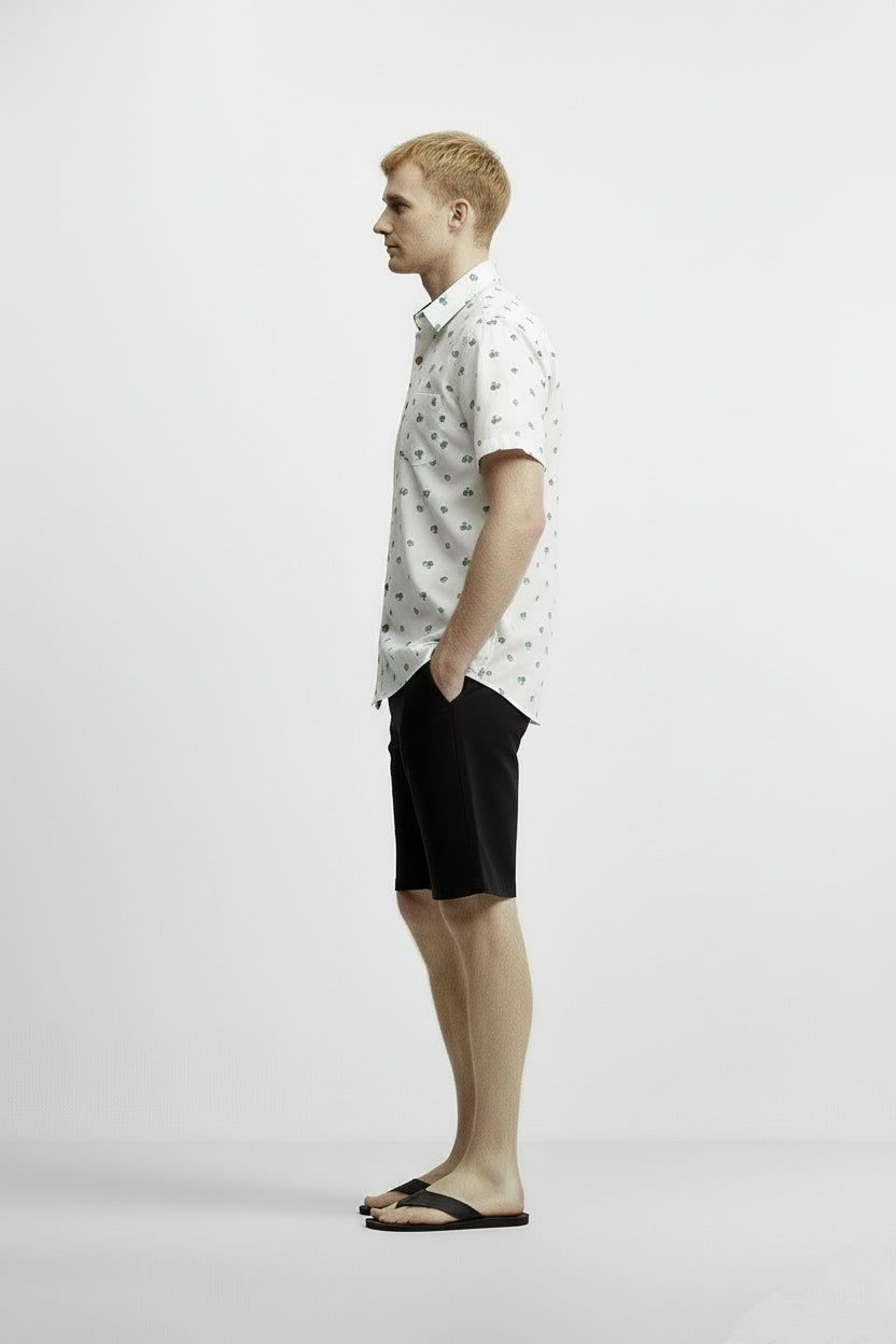 Men's Printed Woven Cotton Shirt