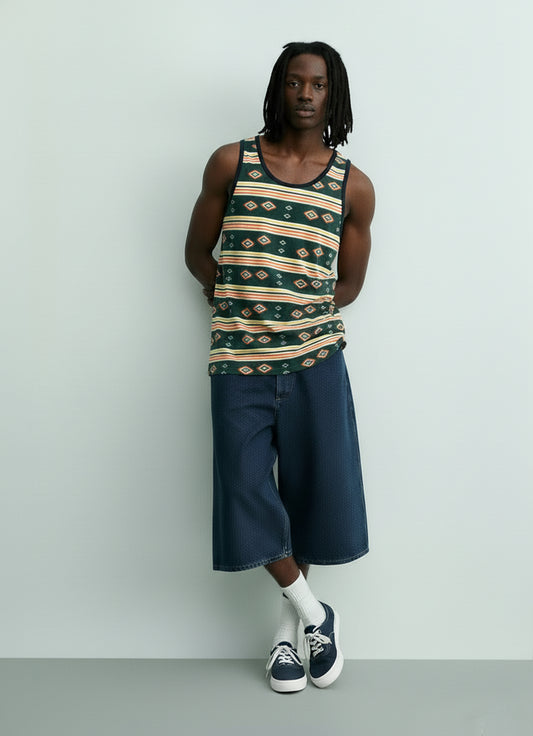 Aztec Print Tank Top