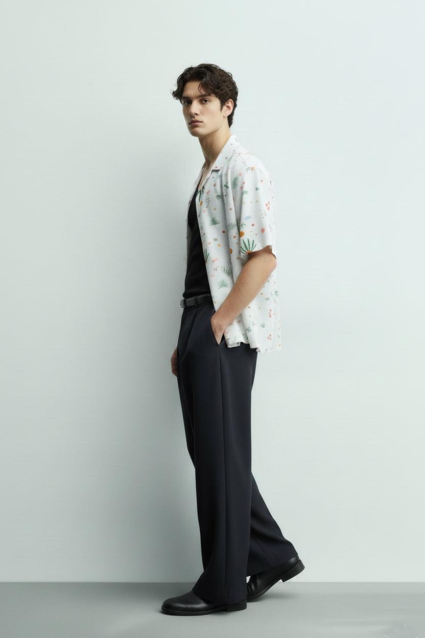 Men's Printed Woven Cotton Shirt