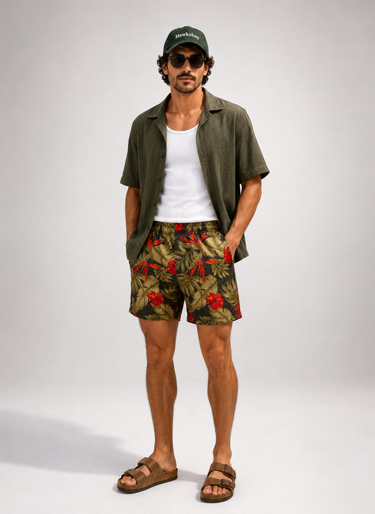 BOARD SHORTS SWIMMING TRUNK SHORTS