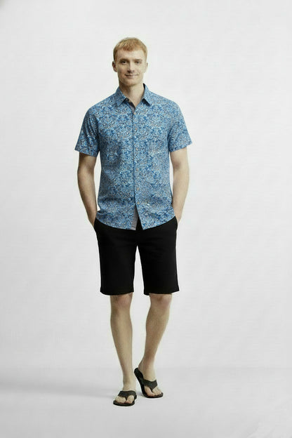 Men's Printed Woven Cotton Shirt