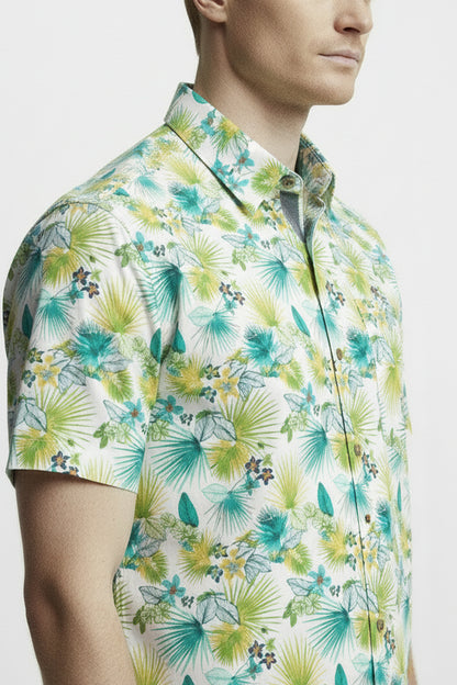 Men's Printed Woven Cotton Shirt