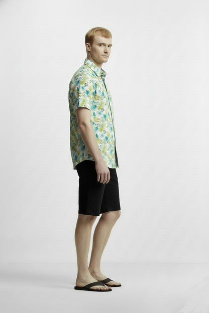 Men's Printed Woven Cotton Shirt