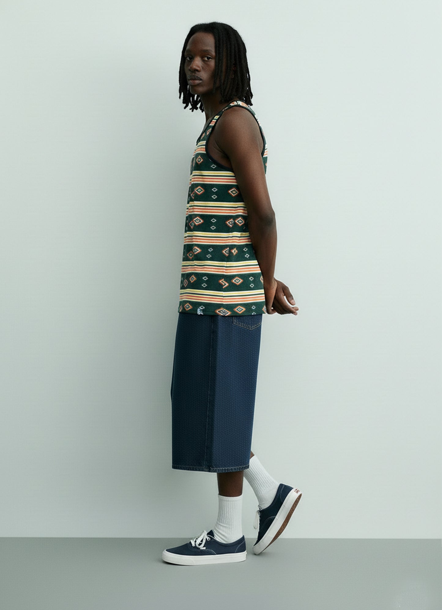 Aztec Print Tank Top