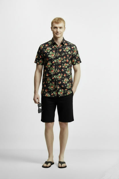 Men's Printed Woven Cotton Shirt