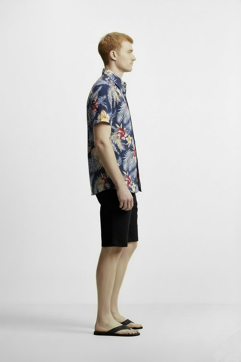 Men's Printed Woven Cotton Shirt