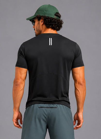 Metal Vent Tech Short-Sleeve Performance Shirt (Black)
