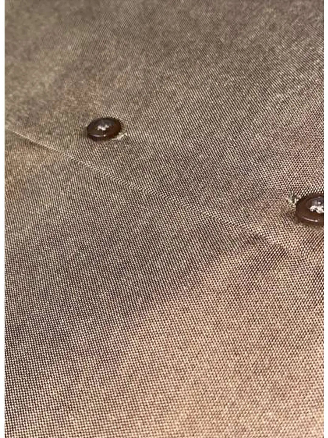 Chambray Boxy Fit Shirt (Brown)