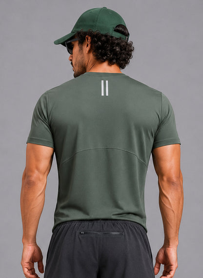 Metal Vent Tech Short-Sleeve Performance Shirt (Olive)