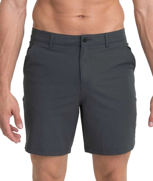 MENS HYBRID SWIMMING SHORTS (SHADOW)