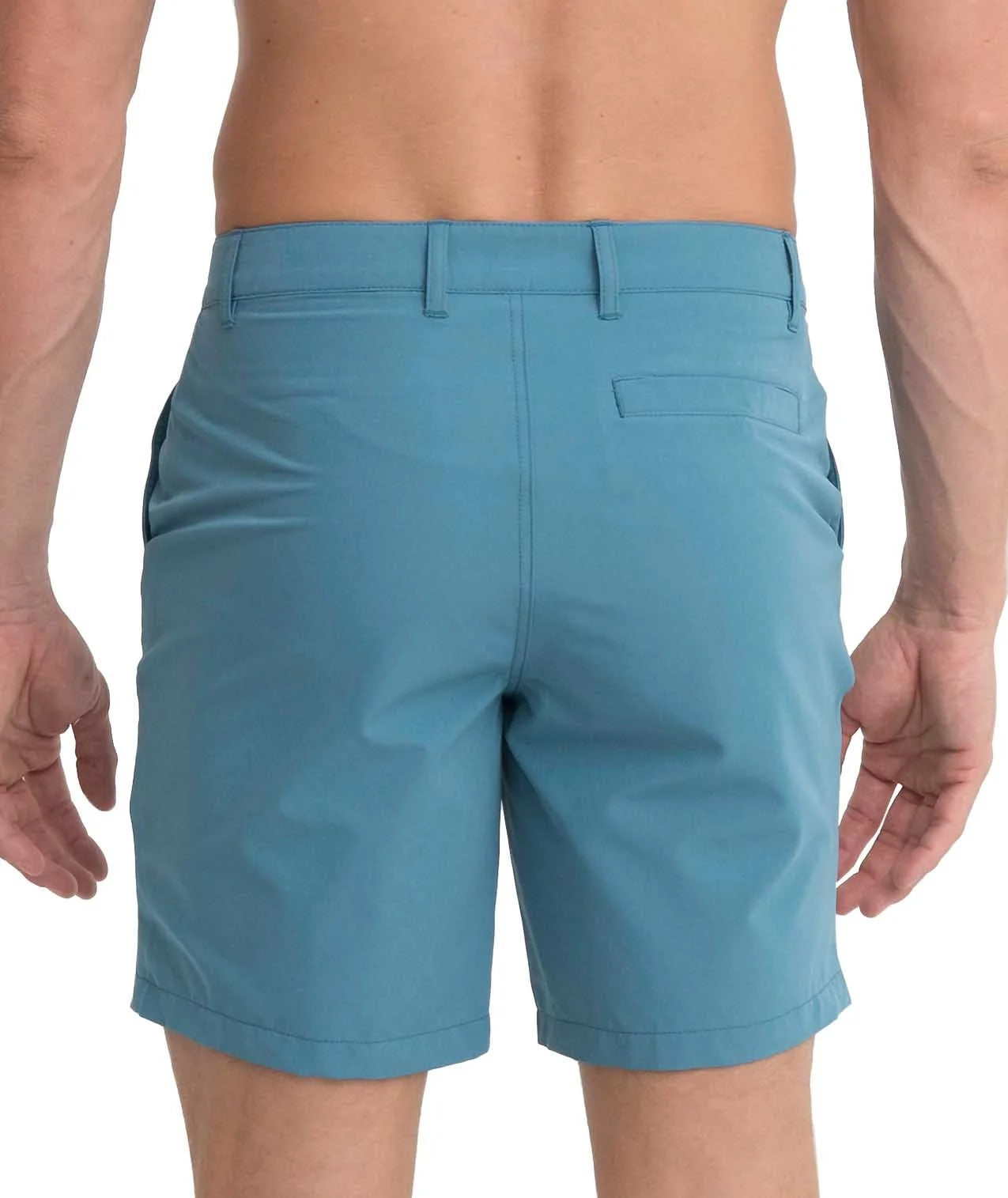 MENS HYBRID SWIMMING SHORTS (MARLINE BLUE)