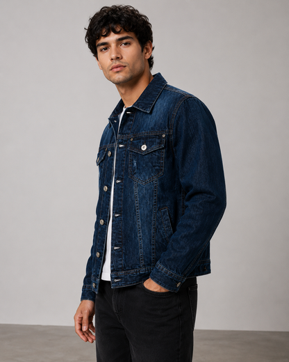 DENIM TRUCKET JACKET - #DSB