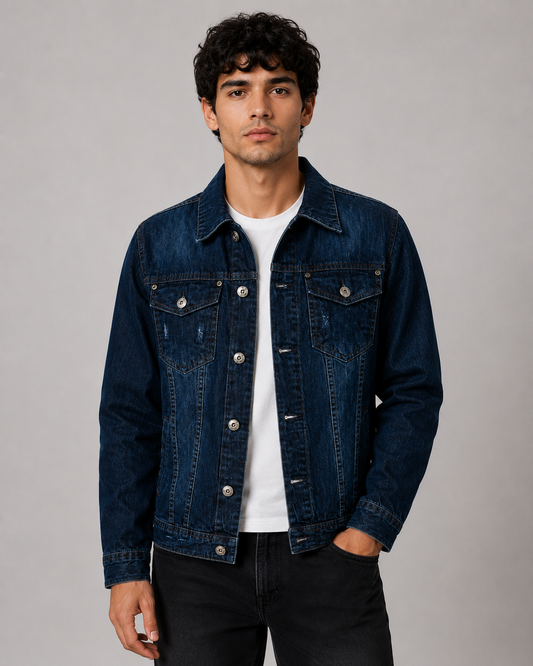 DENIM TRUCKET JACKET - #DSB
