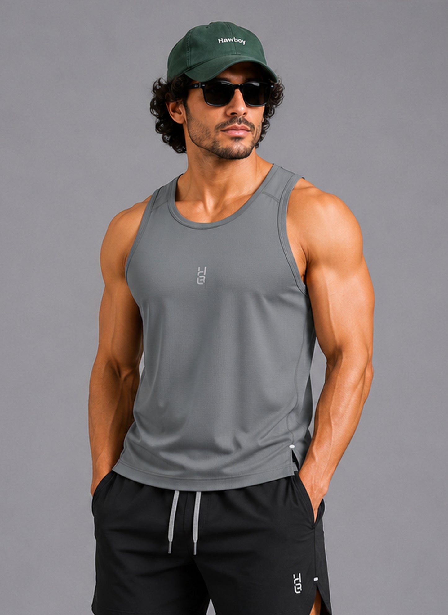 License to Train Performance Tank (Gray)