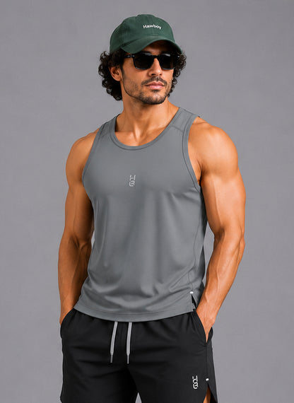 License to Train Performance Tank (Gray)