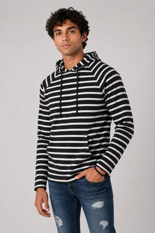 MEN'S STRIP LIGHT WEIGHT HOODIE