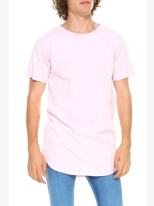Hawks Bay - Men's Hem Curve Premium Cotton Crew Neck T-Shirt