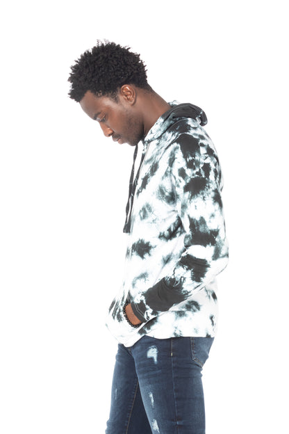 TIE DYE LIGHTWEIGHT HOODIE #WHITE