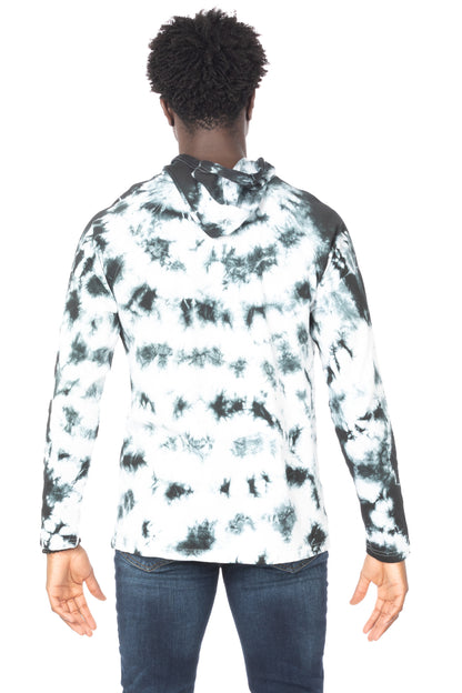 TIE DYE LIGHTWEIGHT HOODIE #WHITE
