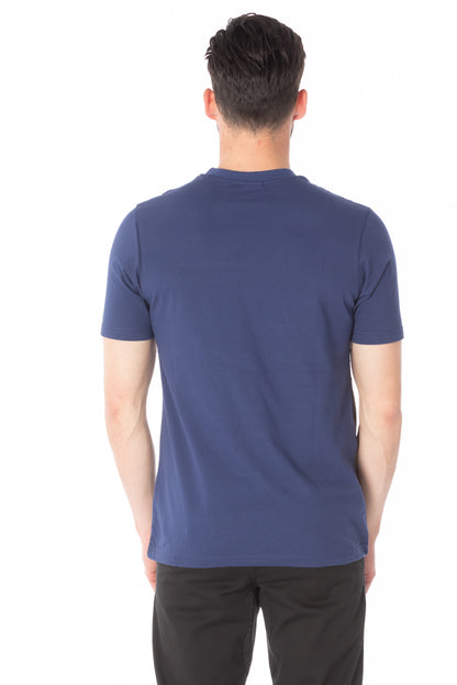 Solid Charcoal Navy Stripe T-Shirt