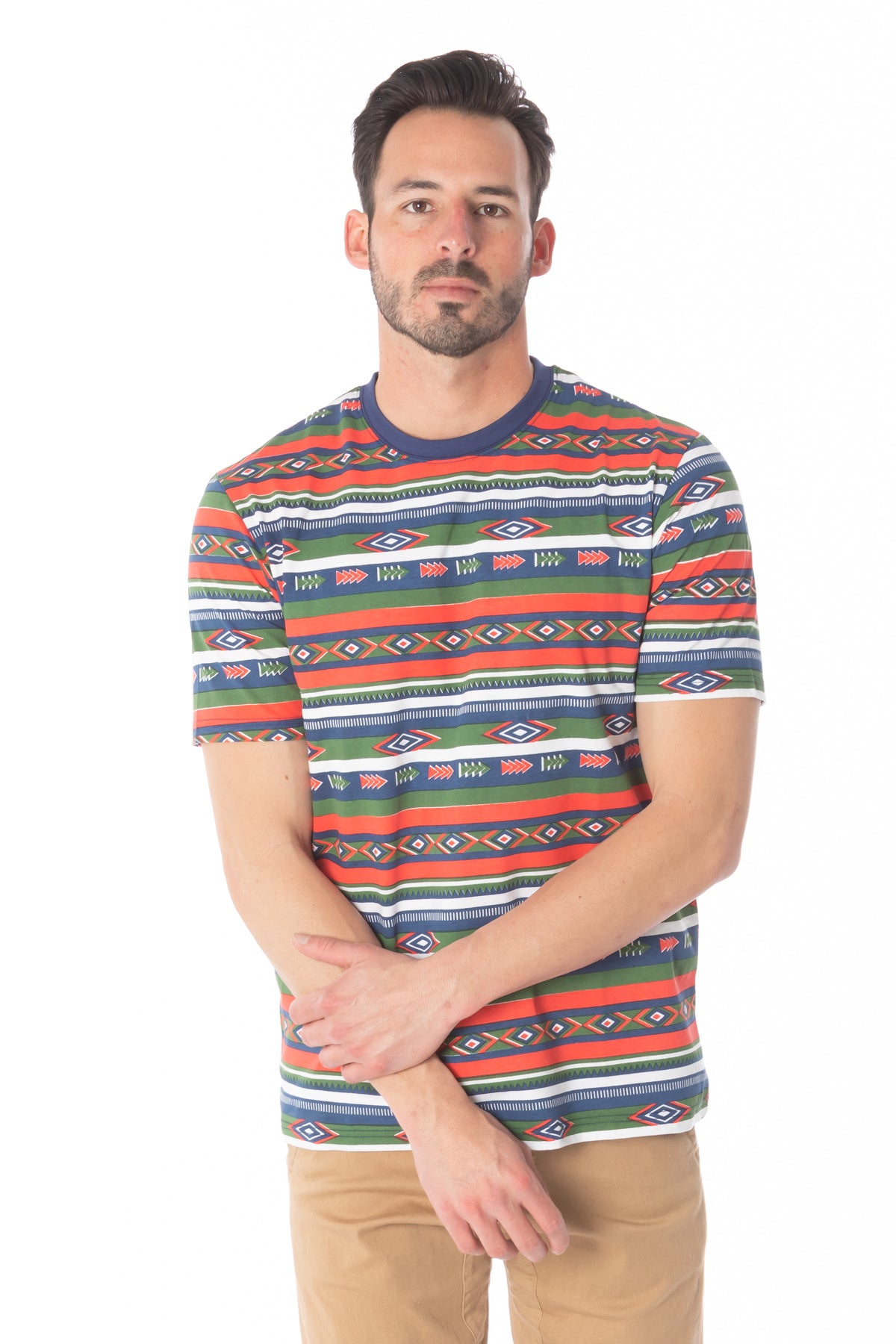 Aztec Print Multi Color T-Shirt