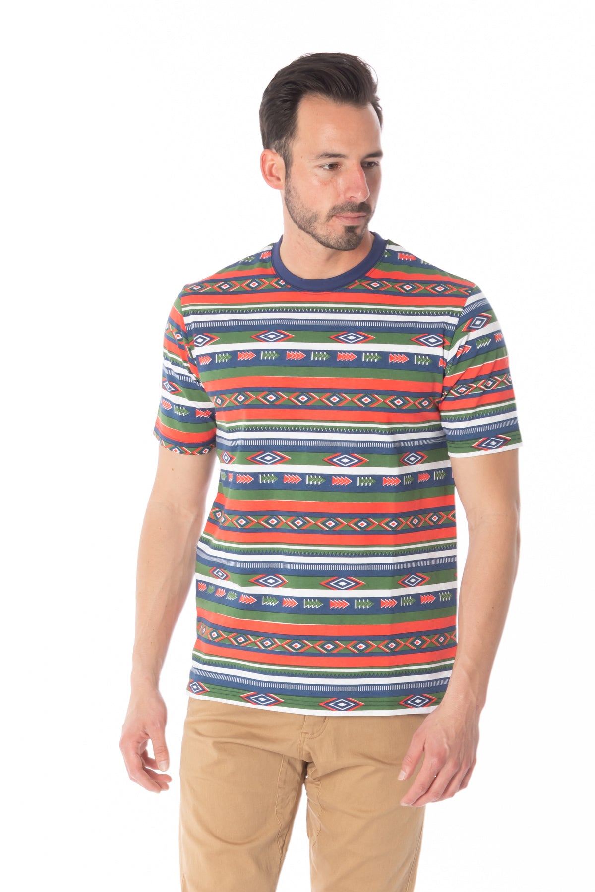 Aztec Print Multi Color T-Shirt
