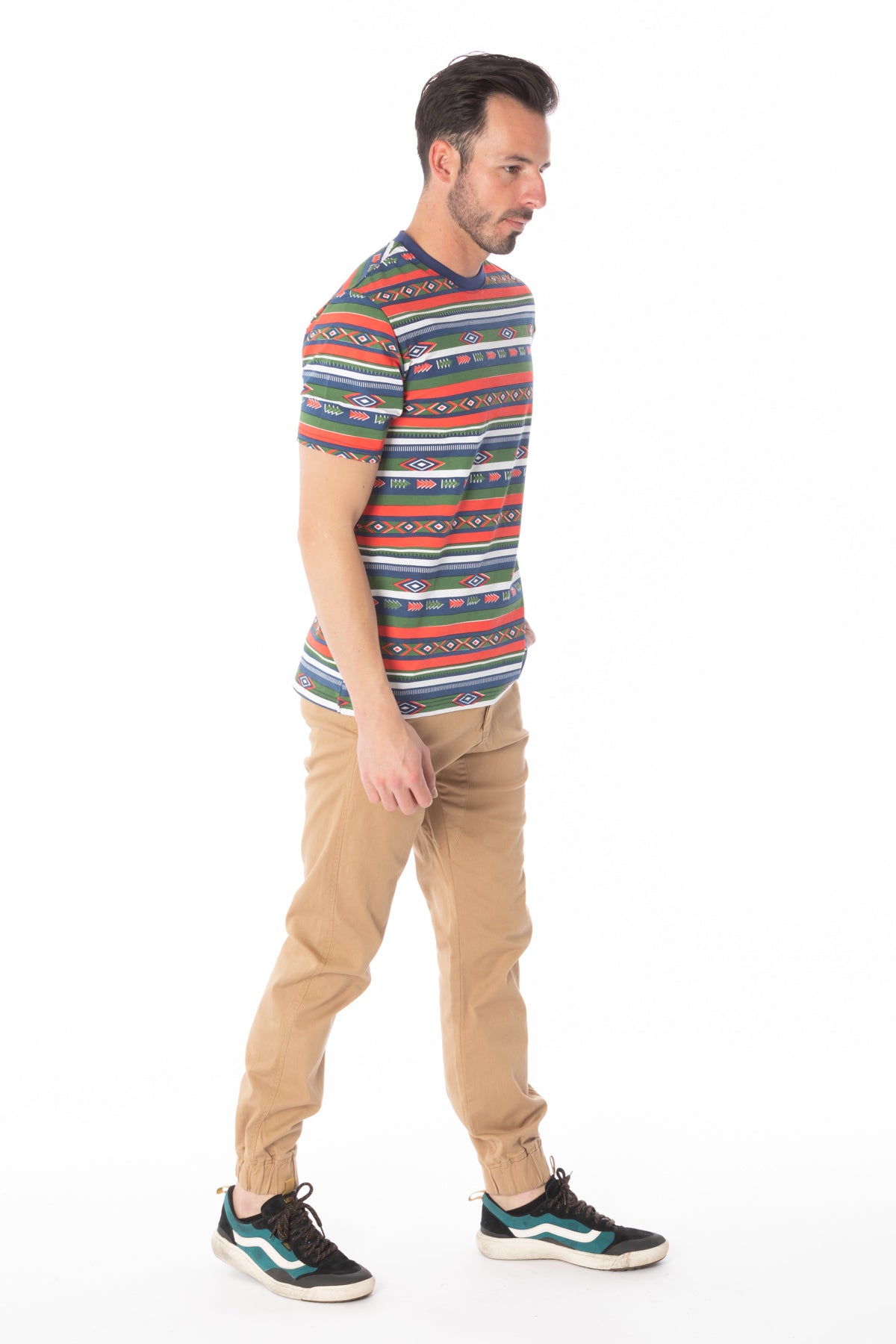 Aztec Print Multi Color T-Shirt