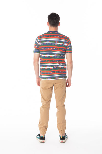 Aztec Print Multi Color T-Shirt
