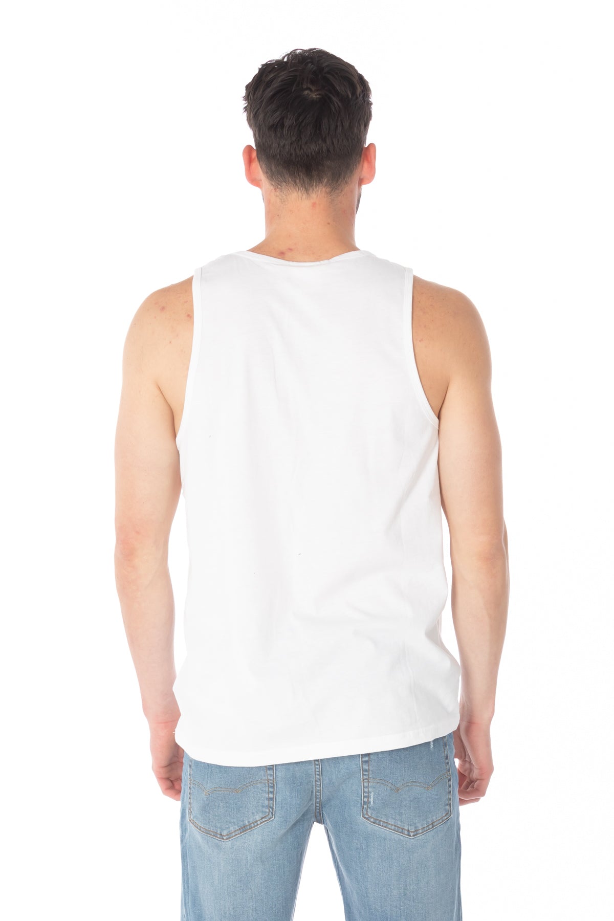 White Nectar Printed Floral Tank Top