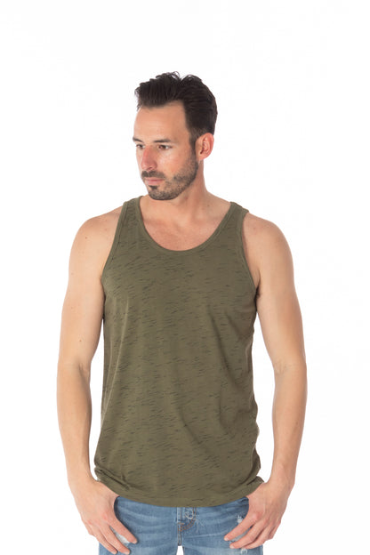 Hawks Bay - Premium Cotton Tank Top -#OLIVE