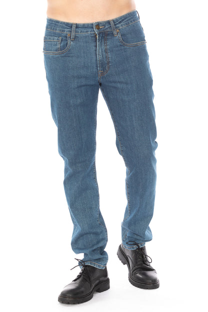 STRAIGHT FIT JEANS #MEDIUM BLUE