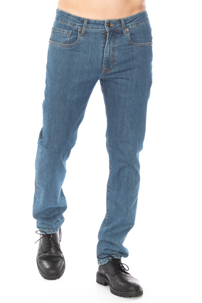 STRAIGHT FIT JEANS #MEDIUM BLUE