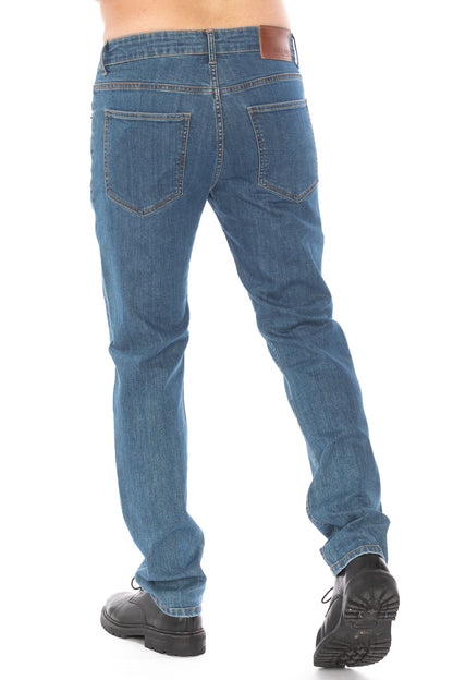 STRAIGHT FIT JEANS #MEDIUM BLUE