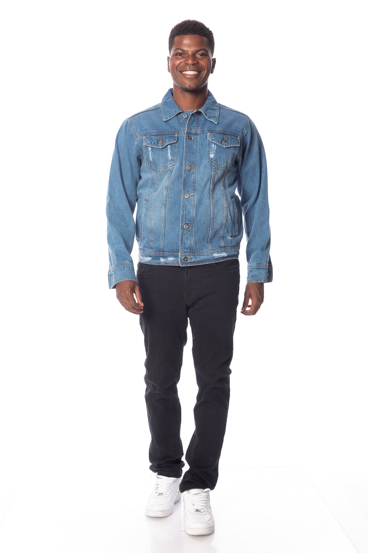 DENIM TRUCKER JEAN JACKET - #MDB