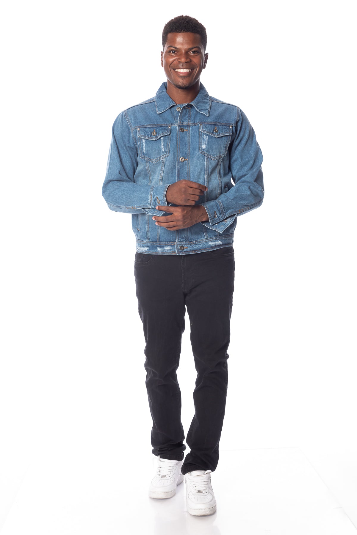 DENIM TRUCKER JEAN JACKET - #MDB