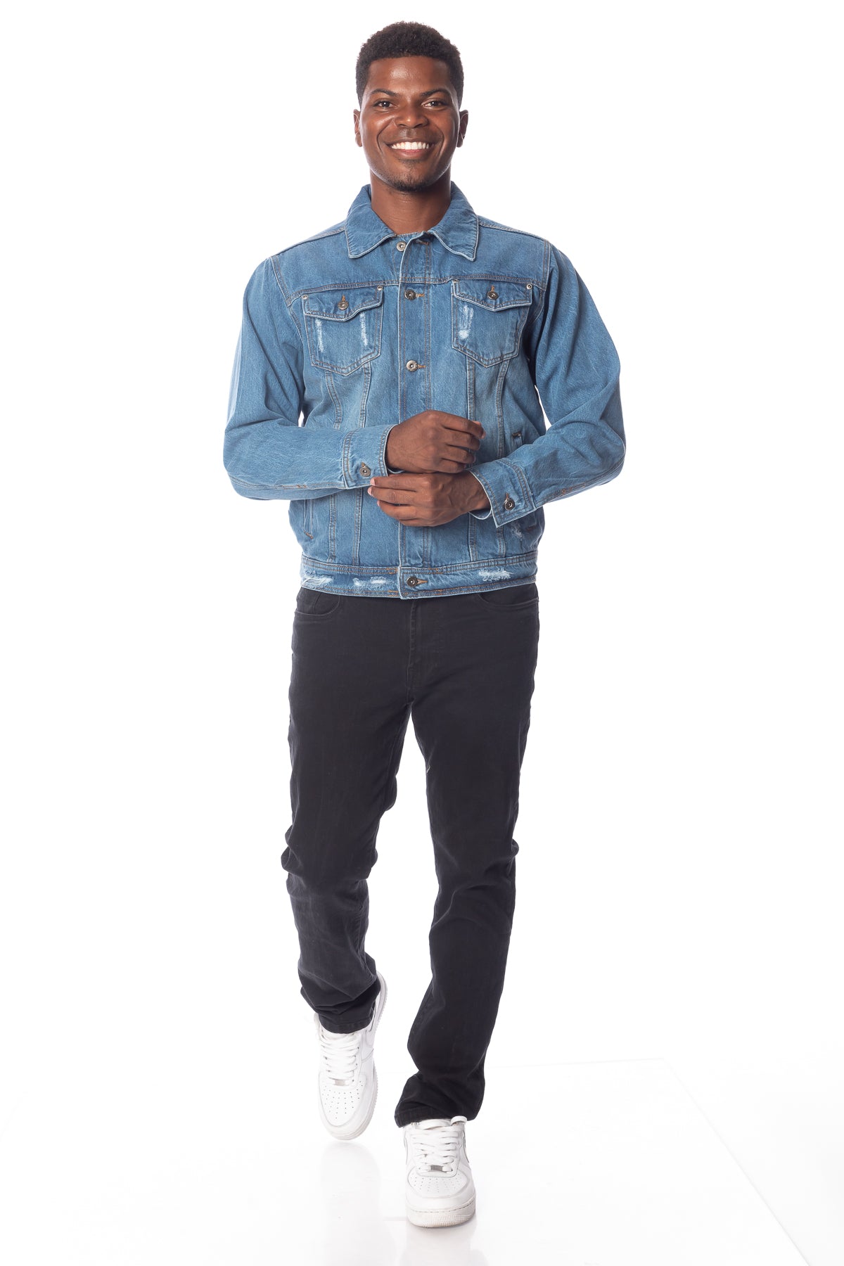 DENIM TRUCKER JEAN JACKET - #MDB