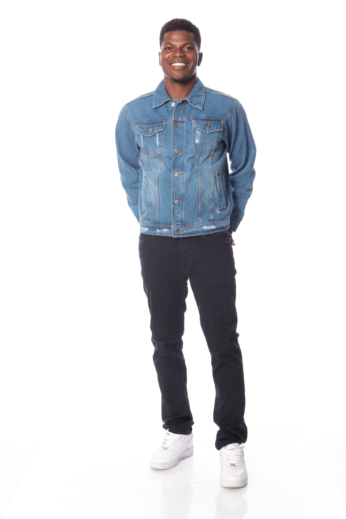 DENIM TRUCKER JEAN JACKET - #MDB