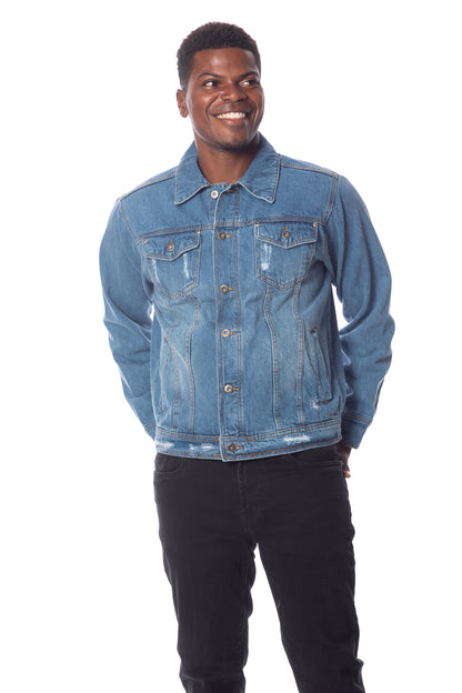 DENIM TRUCKER JEAN JACKET - #MDB