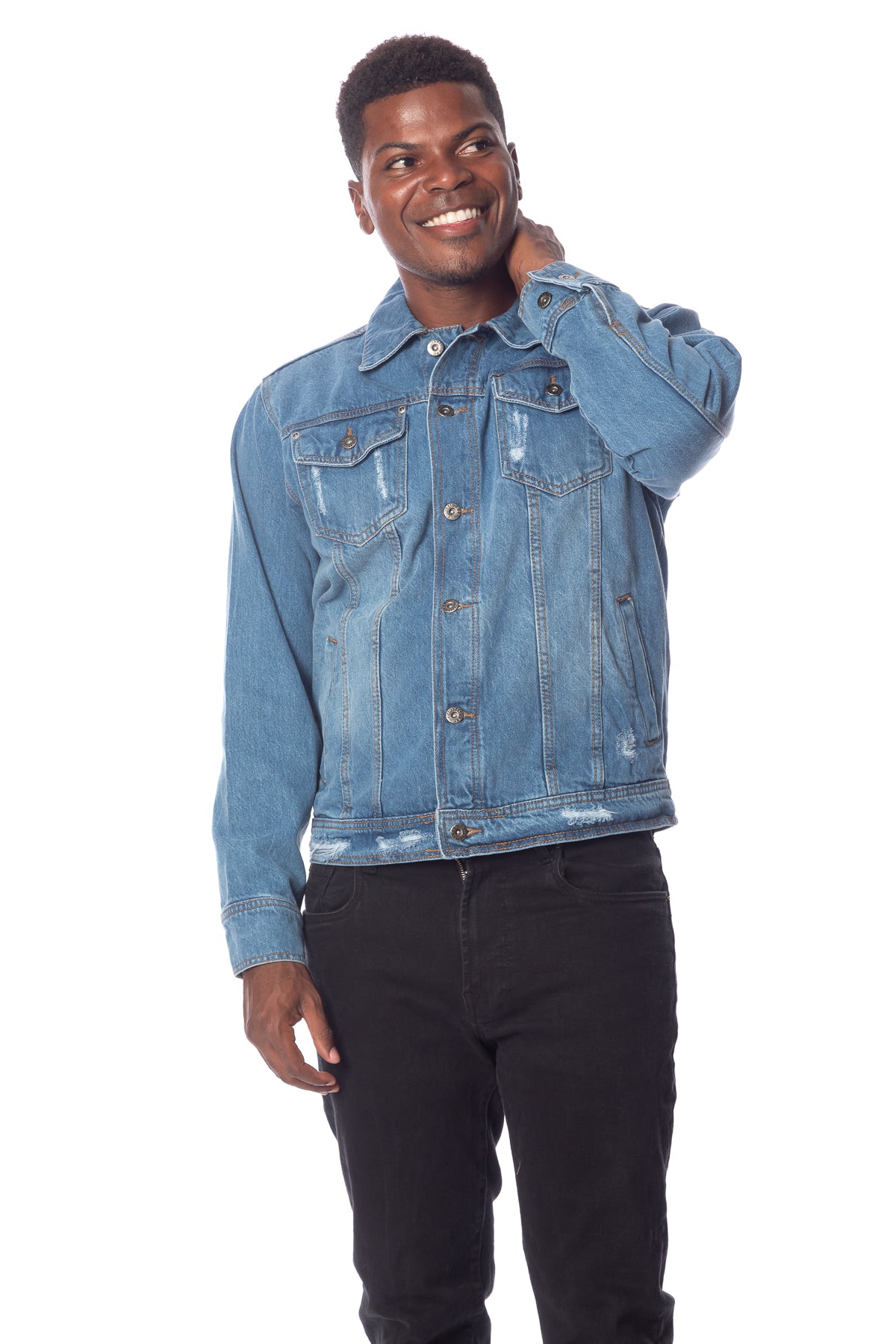 DENIM TRUCKER JEAN JACKET - #MDB
