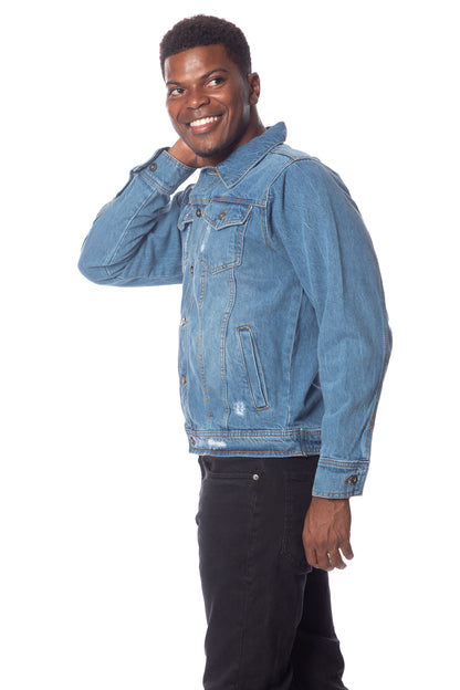 DENIM TRUCKER JEAN JACKET - #MDB