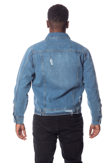 DENIM TRUCKER JEAN JACKET - #MDB