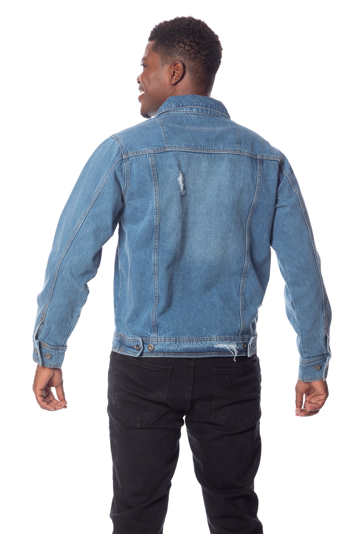 DENIM TRUCKER JEAN JACKET - #MDB