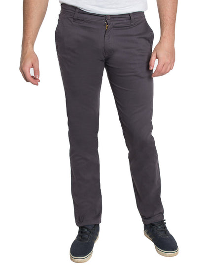 Hawks Bay Chino Stretch Pants - #CHARCOAL